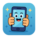 icon_communication_smartphone_cartoon icon preview