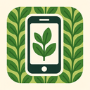 icon_communication_smartphone_organic_pattern icon preview