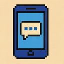 icon_communication_smartphone_pixel_art icon preview