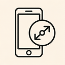 icon_communication_smartphone_simplified icon preview