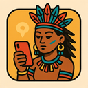 icon_communication_smartphone_tribal icon preview