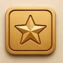 icon_communication_star_embossed icon preview