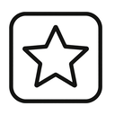 icon_communication_star_monochrome icon preview