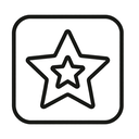 icon_communication_star_outline icon preview