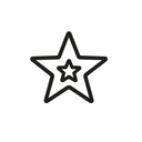 icon_communication_star_thin icon preview