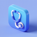 icon_communication_stethoscope_3d_isometric icon preview