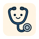 icon_communication_stethoscope_cartoon icon preview