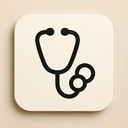 icon_communication_stethoscope_elegant icon preview