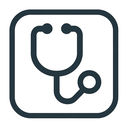 icon_communication_stethoscope_geometric icon preview