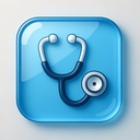 icon_communication_stethoscope_glassy icon preview