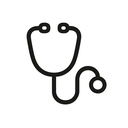 icon_communication_stethoscope_outline icon preview