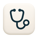 icon_communication_stethoscope_rounded icon preview
