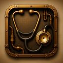icon_communication_stethoscope_steampunk icon preview