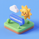 icon_communication_sun_3d_isometric icon preview