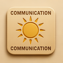 icon_communication_sun_embossed icon preview