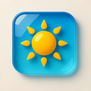 icon_communication_sun_glassy icon preview