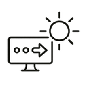 icon_communication_sun_line_art icon preview