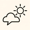 icon_communication_sun_minimal_outline icon preview