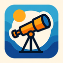 icon_communication_telescope_abstract icon preview