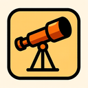 icon_communication_telescope_bold icon preview