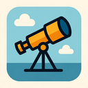 icon_communication_telescope_geometric icon preview