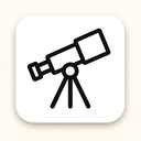 icon_communication_telescope_minimalist icon preview