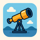 icon_communication_telescope_modern icon preview