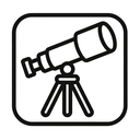 icon_communication_telescope_outline icon preview