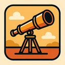 icon_communication_telescope_retro icon preview