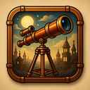 icon_communication_telescope_steampunk icon preview