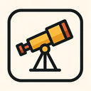 icon_communication_telescope_symmetrical icon preview