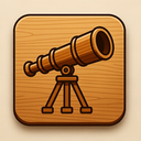 icon_communication_telescope_wooden icon preview