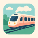 icon_communication_train_flat_pastel icon preview