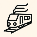 icon_communication_train_geometric icon preview