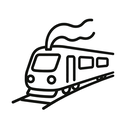 icon_communication_train_minimal_outline icon preview