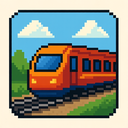 icon_communication_train_pixel_art icon preview