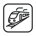 icon_communication_train_thin icon preview