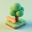 icon_communication_tree_3d_isometric icon preview
