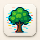 icon_communication_tree_digital_glitch icon preview