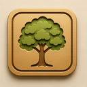 icon_communication_tree_embossed icon preview