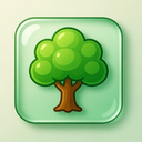 icon_communication_tree_glassy icon preview