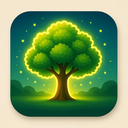 icon_communication_tree_glow_effect icon preview