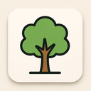 icon_communication_tree_thin icon preview