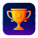 icon_communication_trophy_digital_glitch icon preview