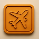 icon_construction_airplane_embossed icon preview