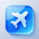 icon_construction_airplane_glassy icon preview