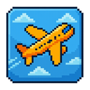 icon_construction_airplane_pixel_art icon preview
