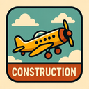 icon_construction_airplane_retro icon preview