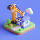 icon_construction_bank_3d_isometric icon preview