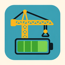 icon_construction_battery_flat_design icon preview